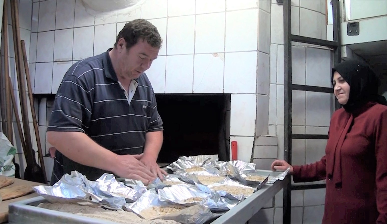 Kütahya’da Ramazan ayının vazgeçilmez lezzeti: Tahinli pide
