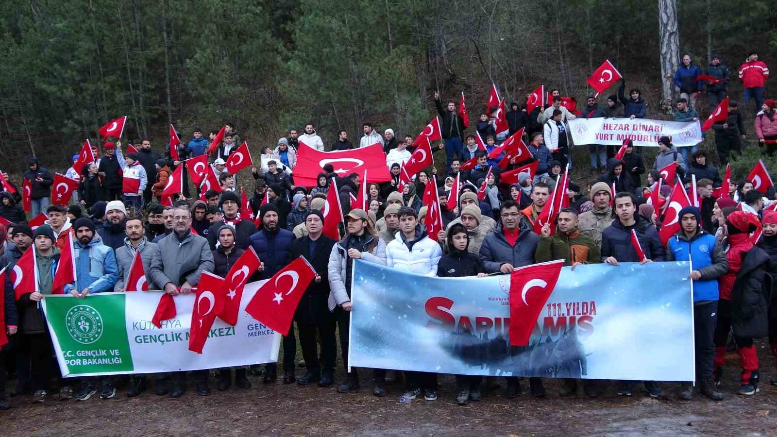 Kütahya’da Sarıkamış şehitleri dualar ve yürüyüşle anıldı
