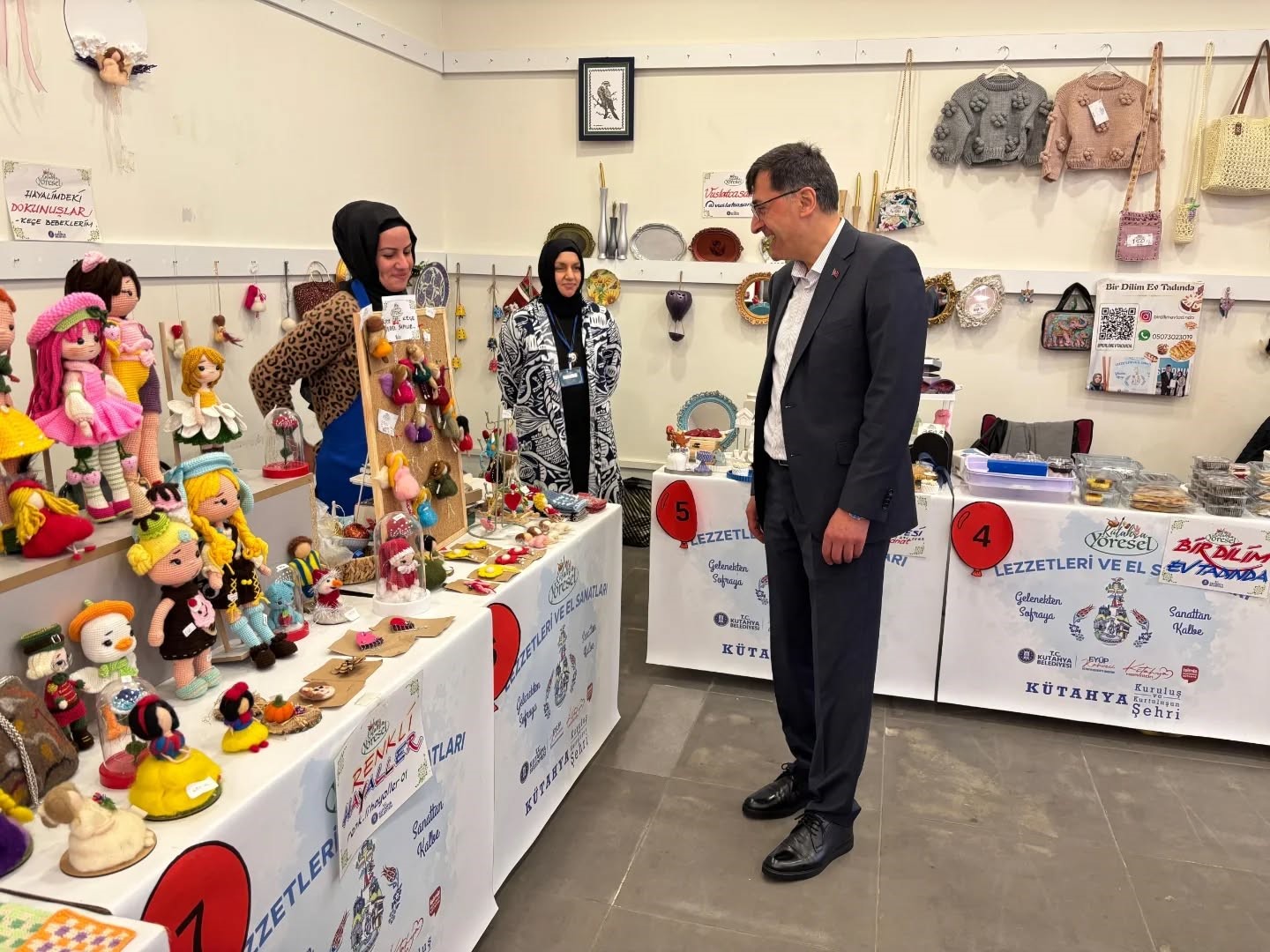 Kütahya’da yöresel ürünler ve el sanatları tanıtıldı
