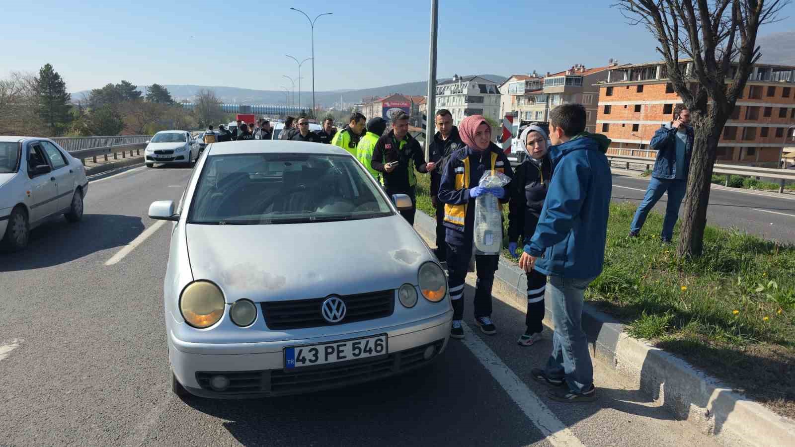 Kütahya’da zincirleme trafik kazası: 1 yaralı
