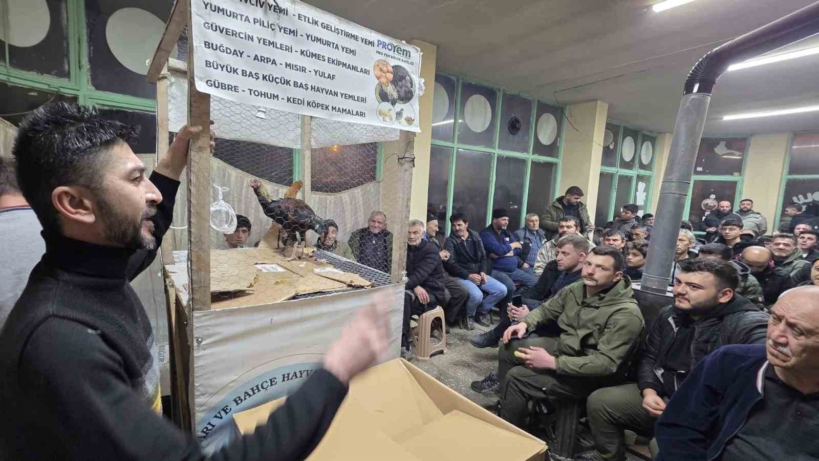 Kütahya’daki süs tavukları açık artırmayla satıldı
