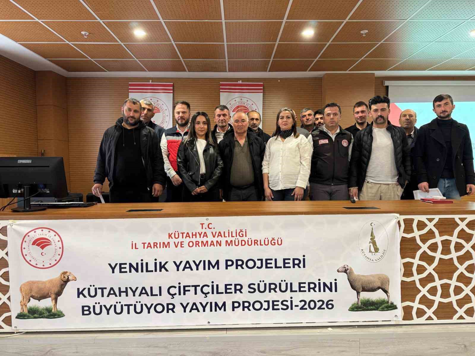 Kütahyalı küçükbaş hayvan yetiştiricilerine üretimi arttırmaya yönelik eğitim
