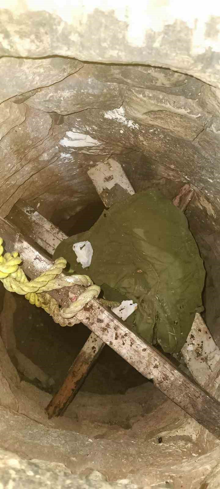 Kuyuya saklanan uyuşturucu hükümlüsü tutuklandı
