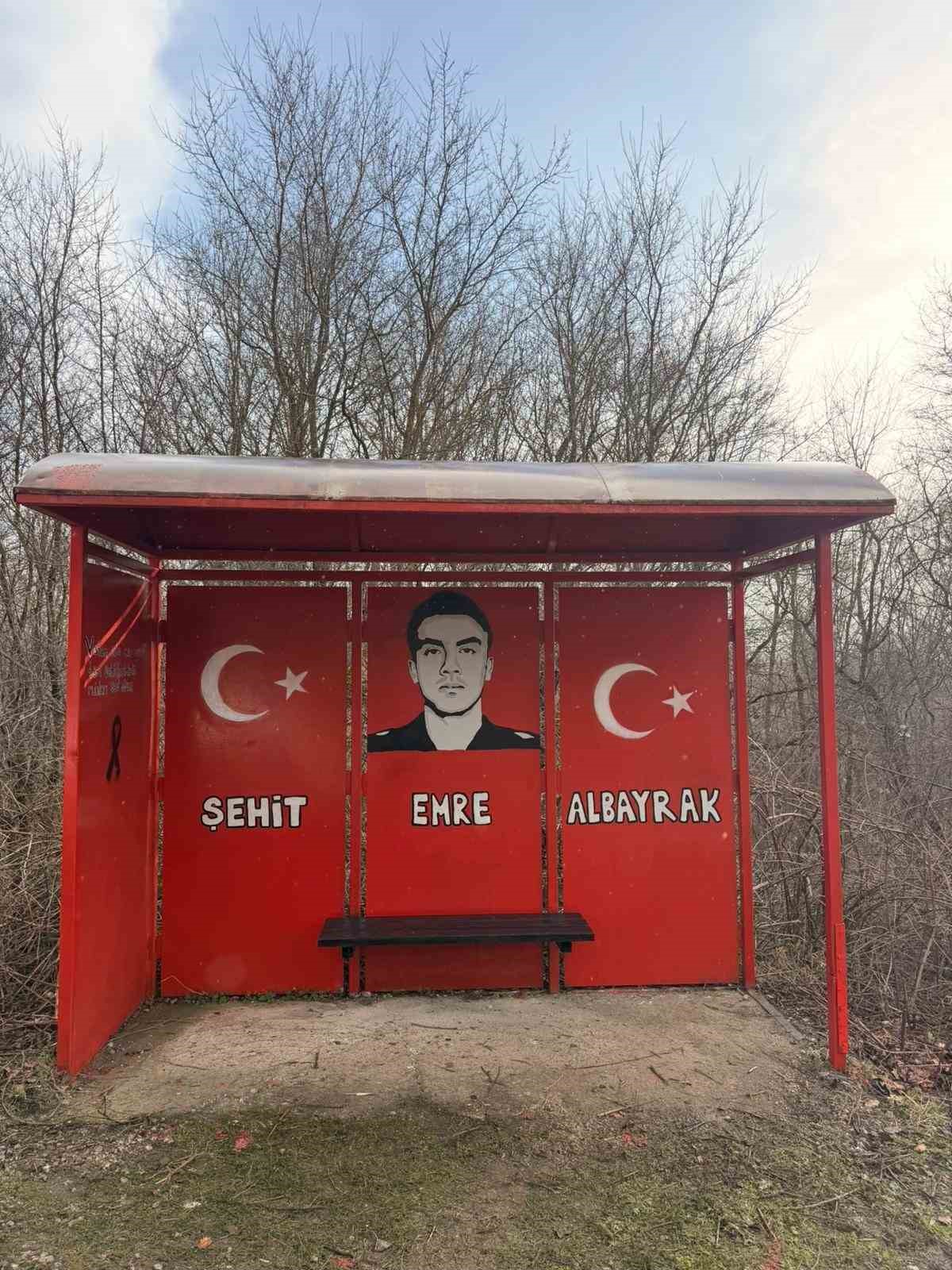 Ladik’te anlamlı çalışma: Şehidin ismi durağa kazındı
