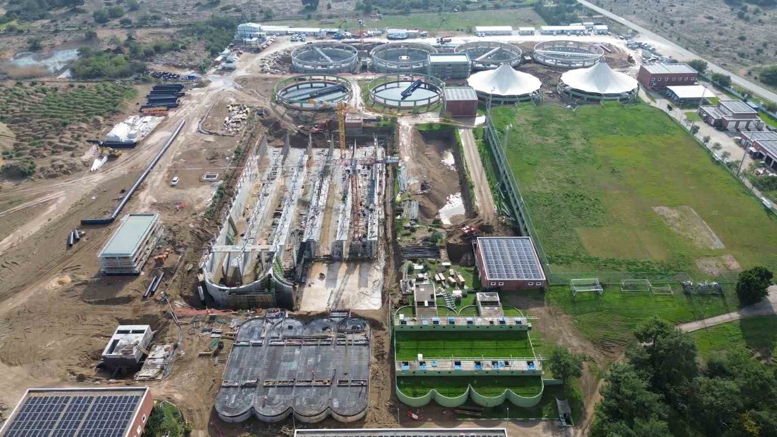 Lara Atıksu Arıtma Tesisi’nde kapasite arttırma çalışmaları hızla devam ediyor
