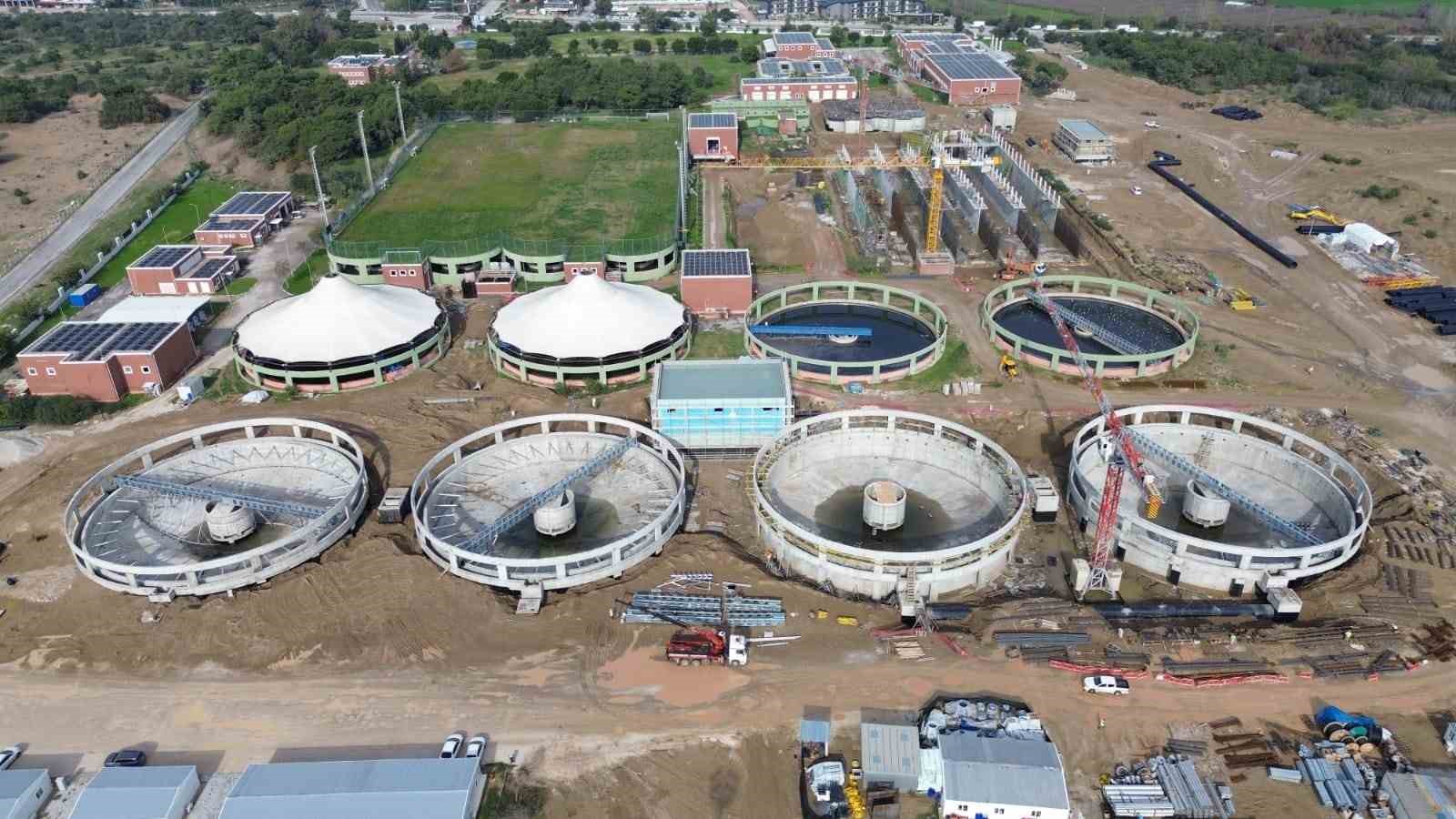 Lara Atıksu Arıtma Tesisi’nde kapasite arttırma çalışmaları hızla devam ediyor
