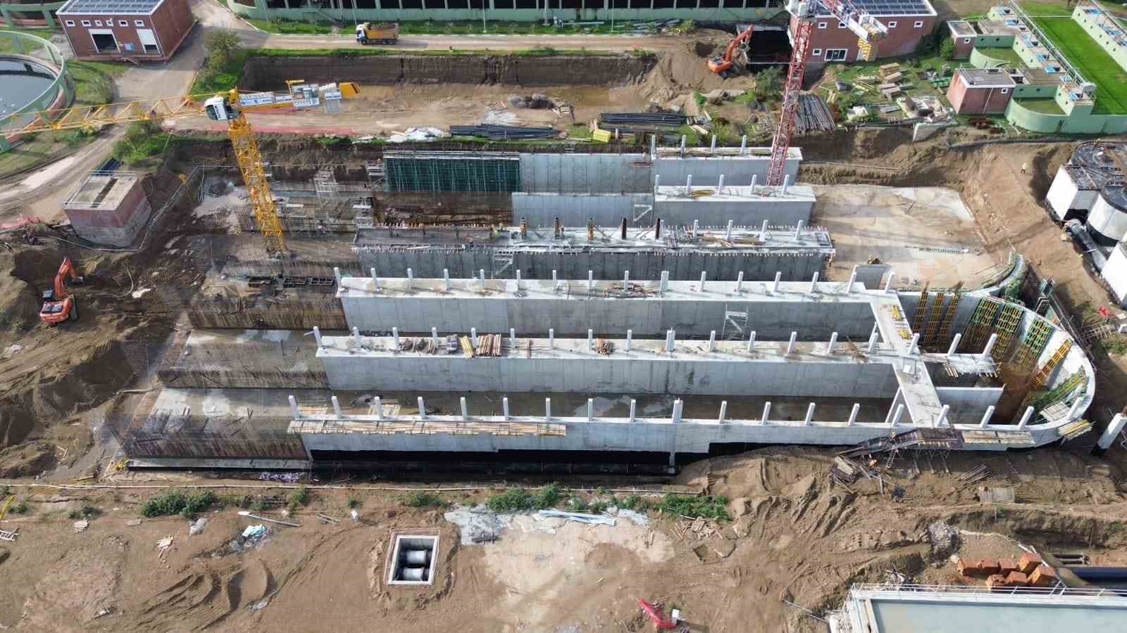 Lara Atıksu Arıtma Tesisi’nde kapasite arttırma çalışmaları hızla devam ediyor
