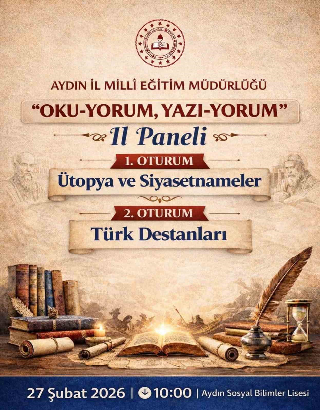 Liseli gençler Aydın’ı temsil etmek için bir araya gelecek
Liseli gençler Aydın’ı temsil etmek için bir araya gelecek