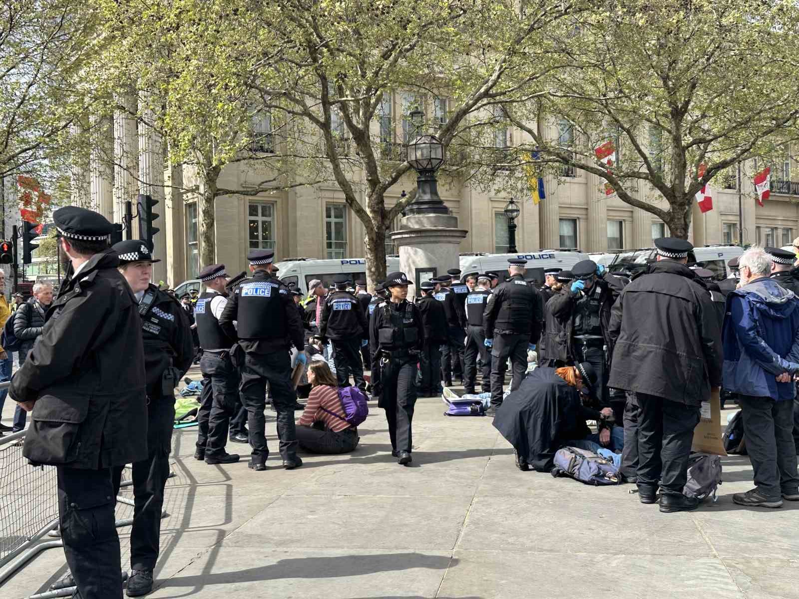 Londra polisinden Filistin’e destek gösterisine müdahale: 212 gözaltı
