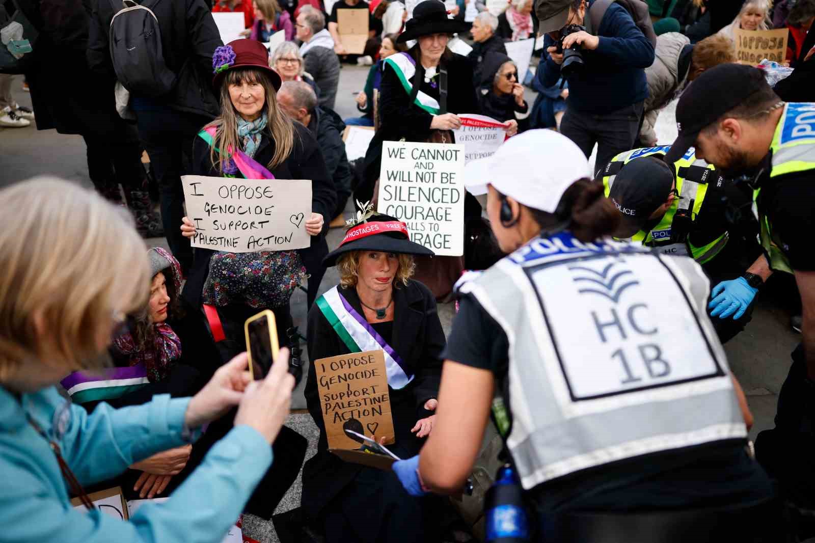Londra’daki Filistin’e destek protestosunda gözaltı sayısı 523’e yükseldi
