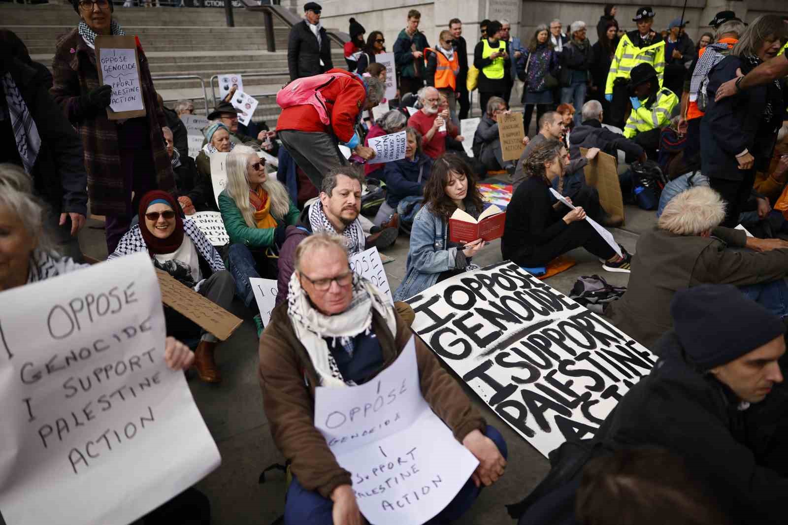 Londra’daki Filistin’e destek protestosunda gözaltı sayısı 523’e yükseldi
