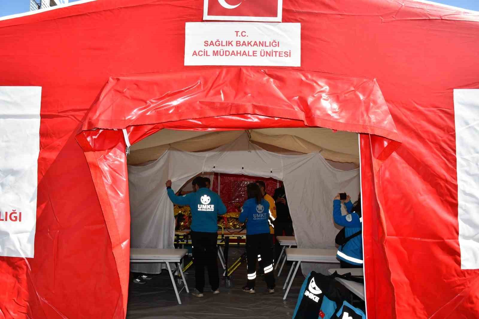 Lüleburgaz’da sel tatbikatı yapıldı
