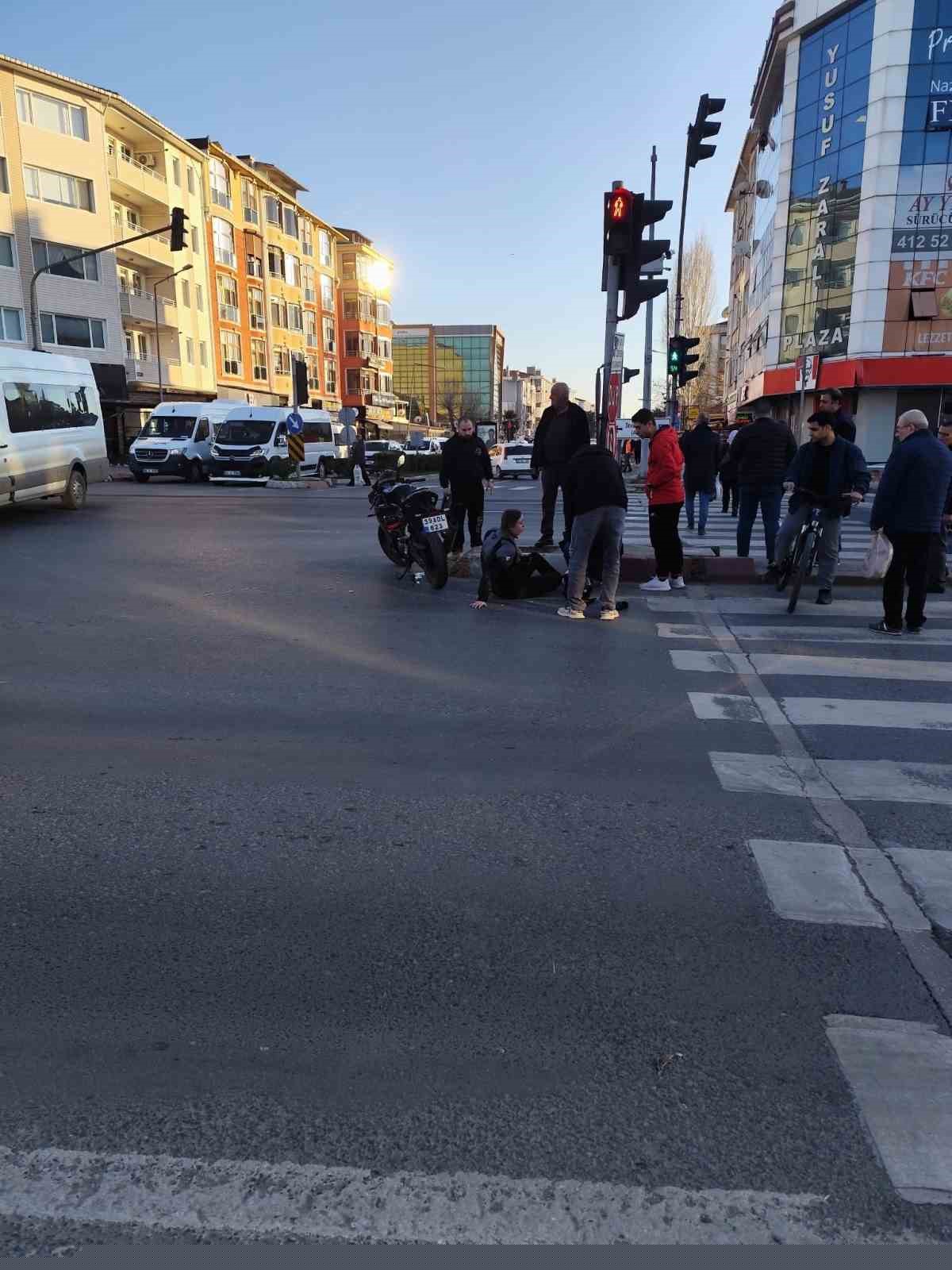Lüleburgaz’da trafik kazası: 1 yaralı
