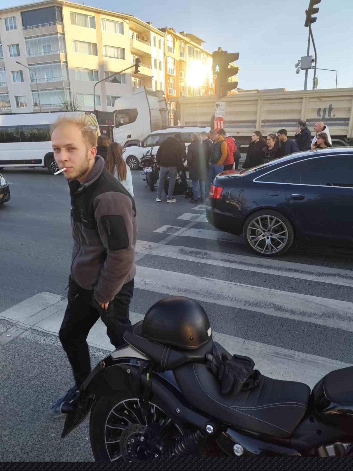 Lüleburgaz’da trafik kazası: 1 yaralı
