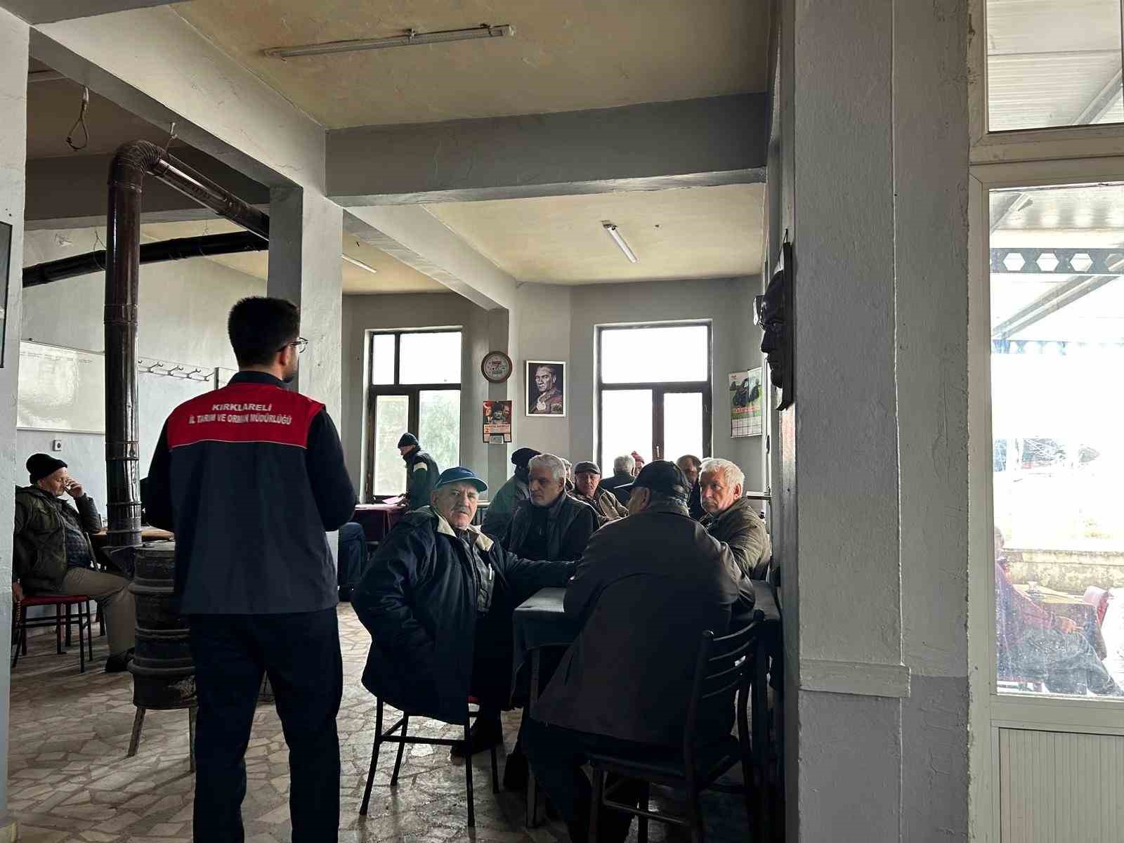 Lüleburgaz’daki üreticilere süt verimliliği eğitimi
