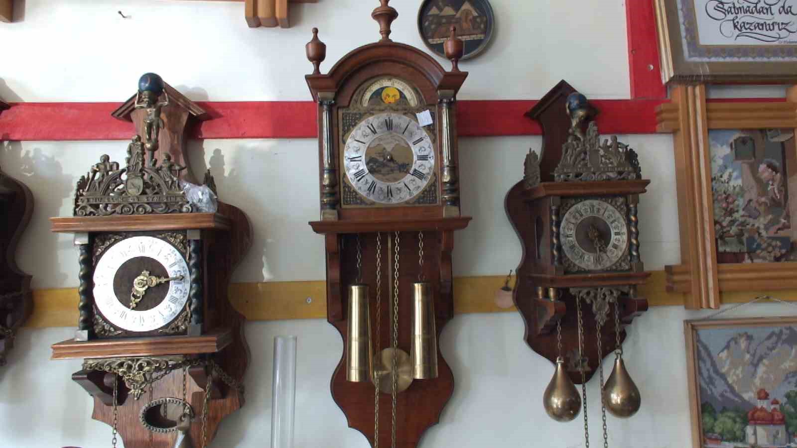 Makine teknisyenini eski merakı saat koleksiyoneri yaptı
