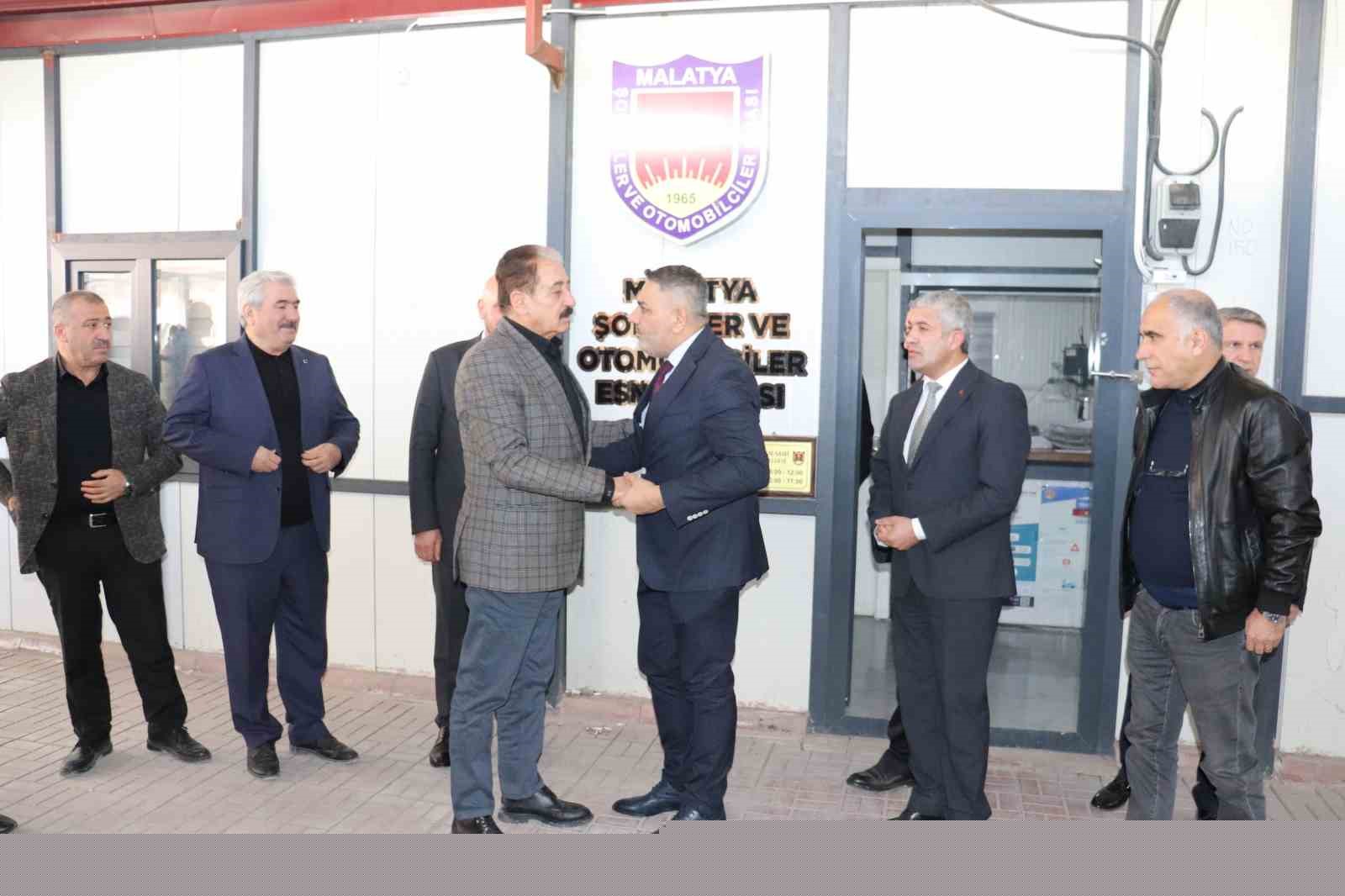 Malatya TSO’dan Şevket Keskin’e tebrik ziyareti
