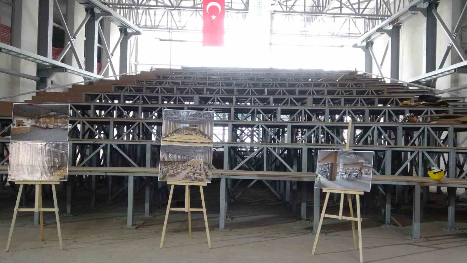 Malatya’da bölgenin en büyük kütüphanesinde sona doğru
