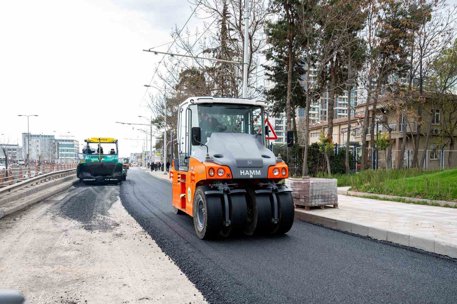 Malatya’da çevre yolu yan yolları yenileniyor
