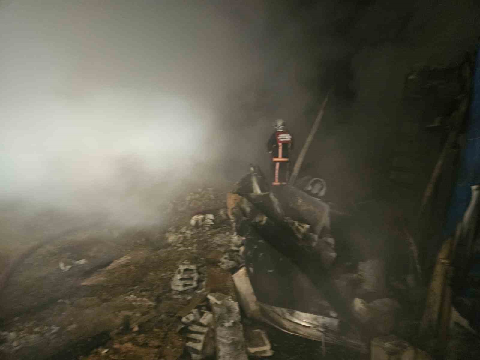 Malatya’da ev yangını
