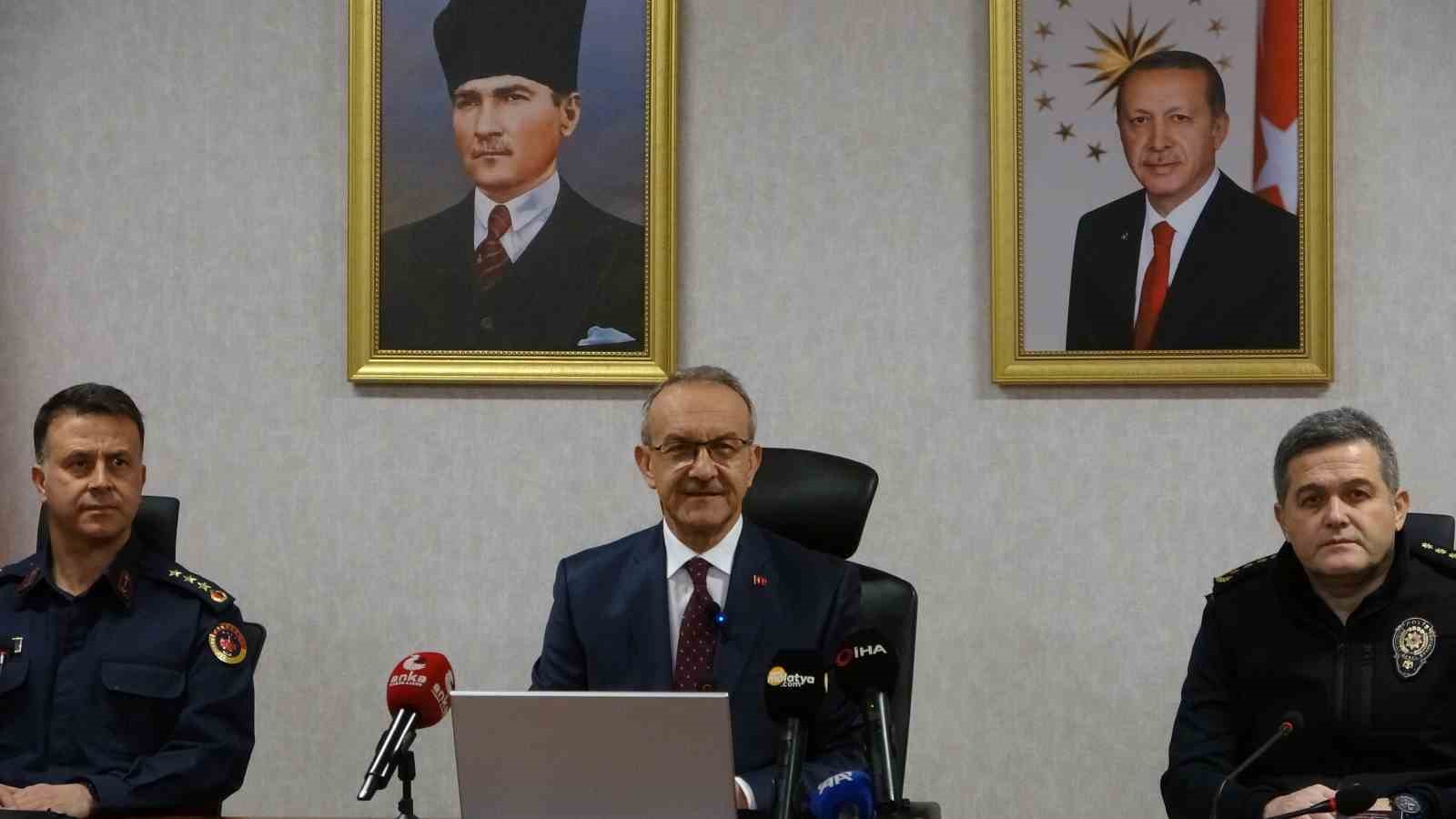 Malatya’da suç oranları 2025’te önemli ölçüde düştü
