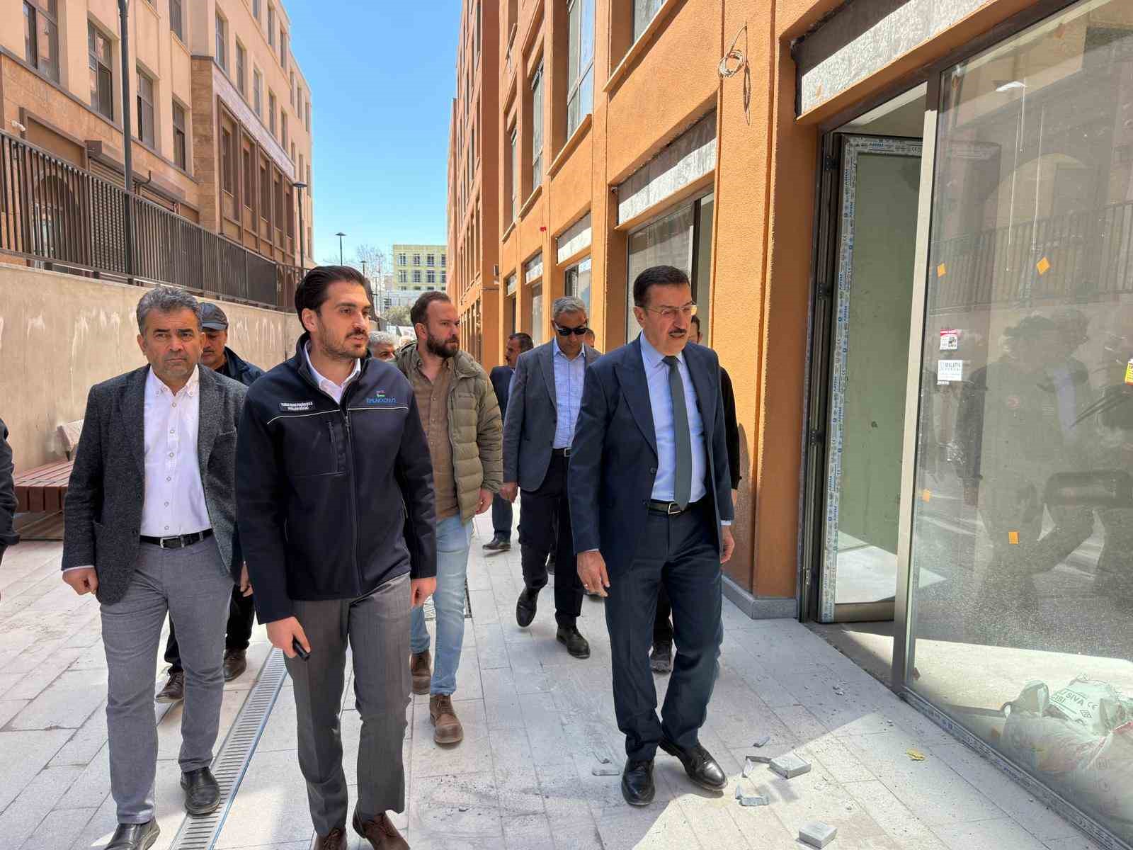 Malatya’da yeni çarşıda tüm dükkanların mayıs sonu itibarıyla teslim edilmesi bekleniyor
