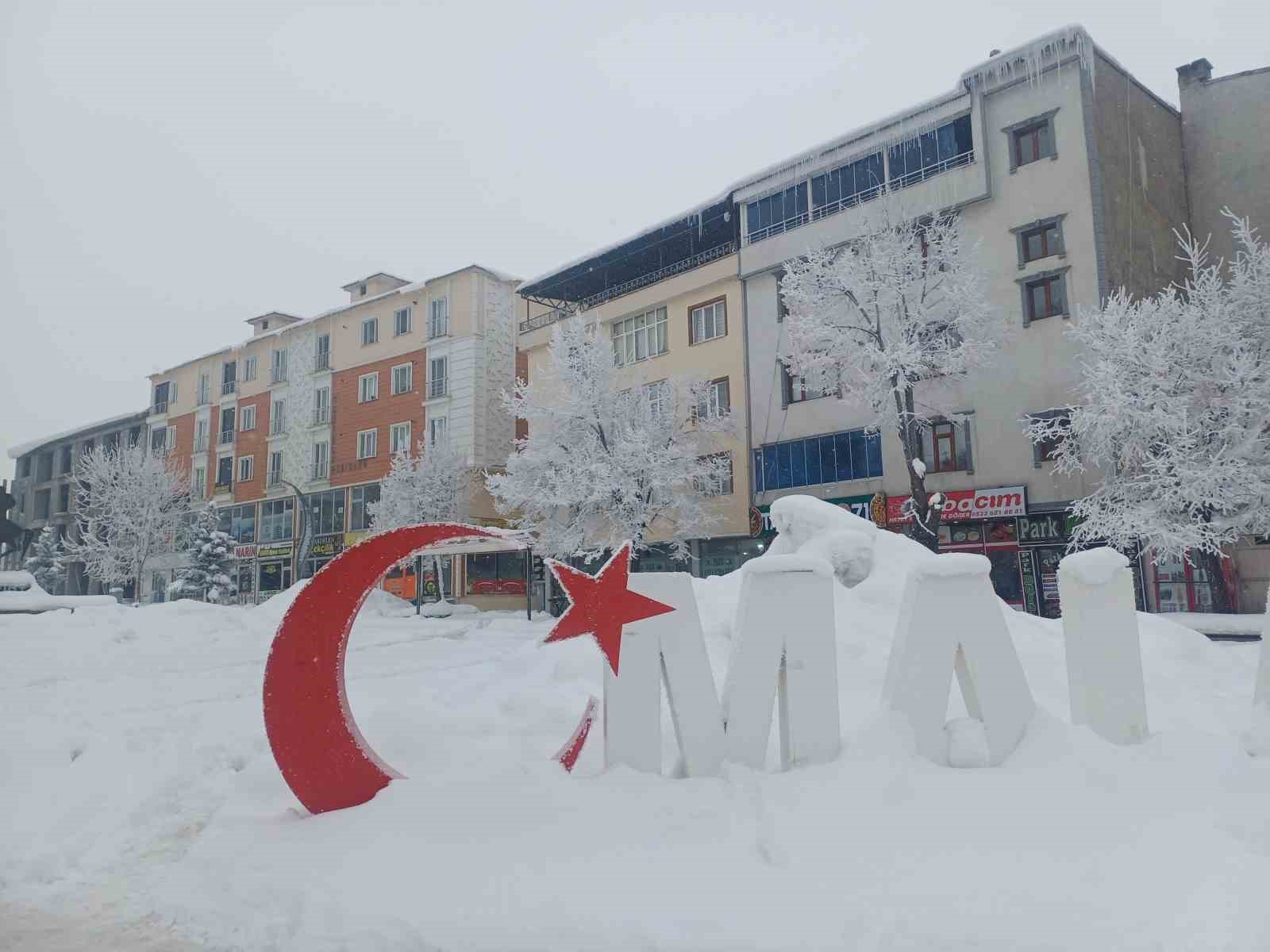 Malazgirt’te dondurucu soğuklar görsel şölene dönüştü
