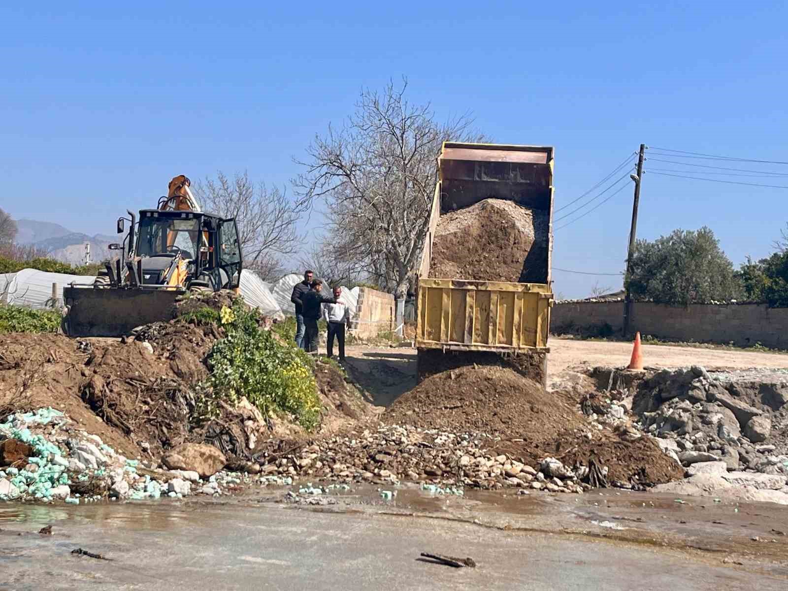 Malgaç Çayı’nda ulaşımı rahatlatan düzenleme
