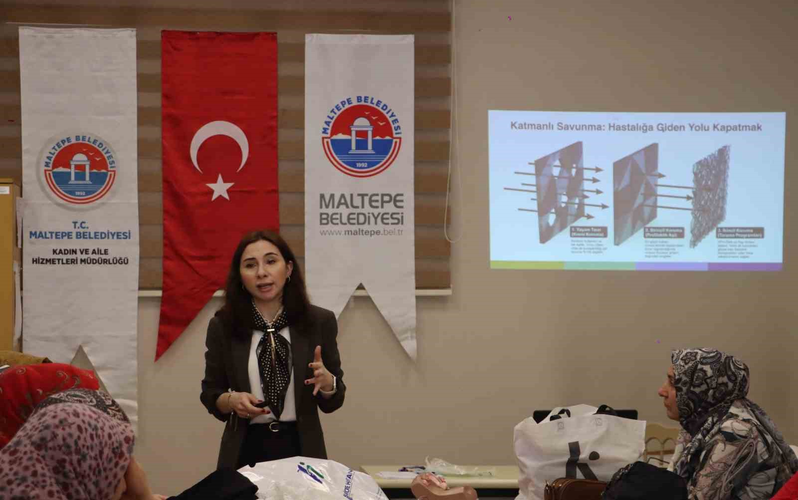 Maltepe Belediyesi’nden kadınlara ‘HPV Farkındalık Eğitimi’
