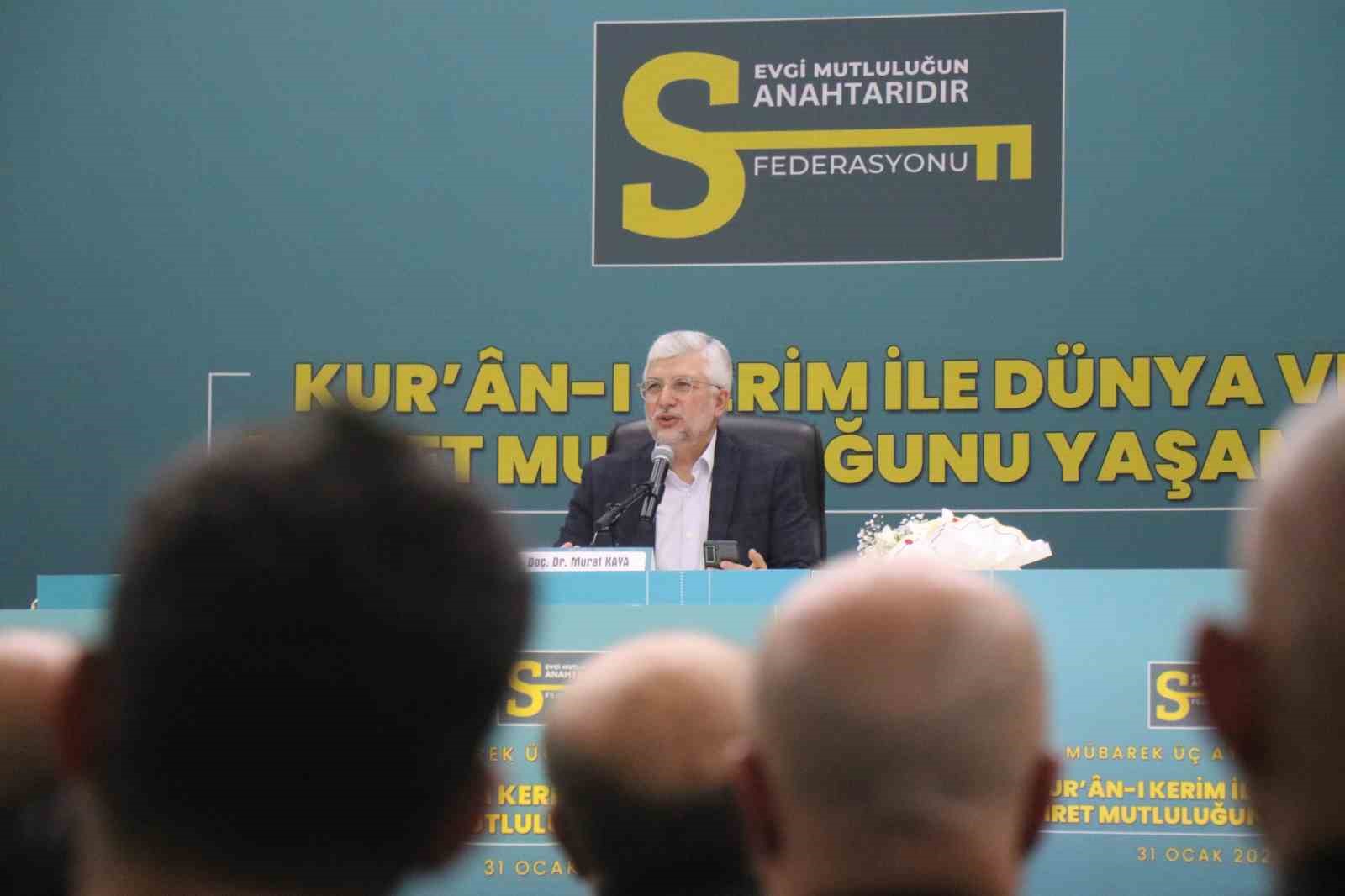 Maneviyat ve bilim aynı kürsüde buluştu
