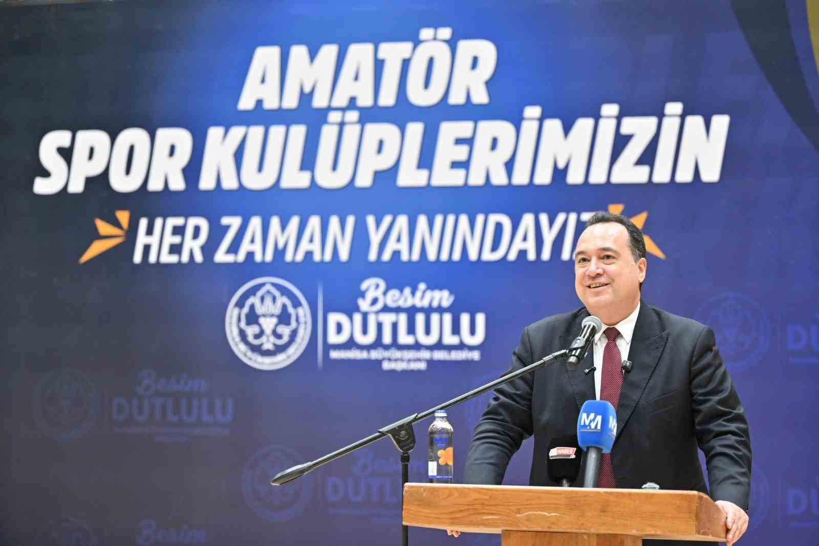 Manisa Büyükşehir Belediyesi’nden 123 kulübe 12.7 milyon TL destek
