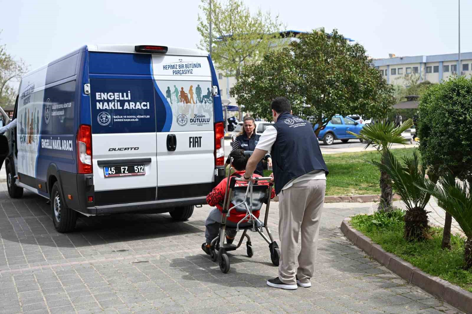 Manisa Büyükşehir Belediyesinden engellilere ücretsiz nakil desteği
