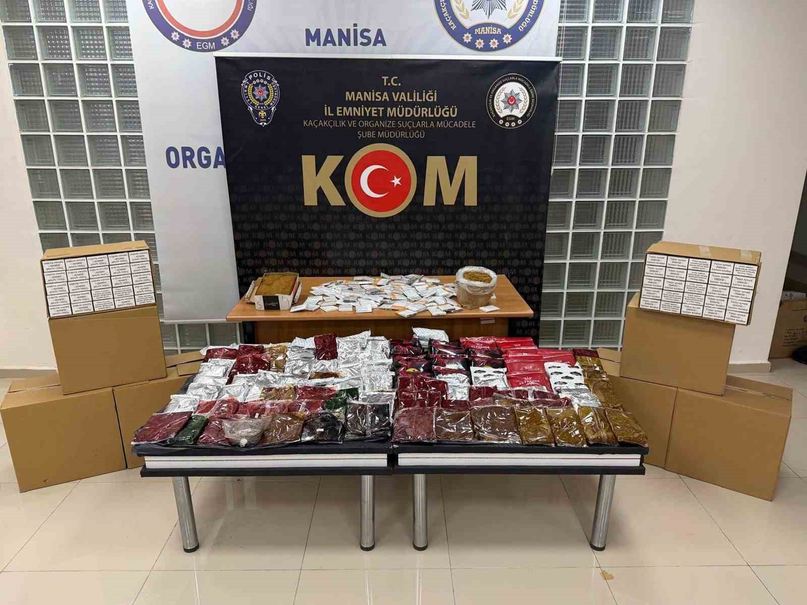 Manisa’da 3 ilçede kaçak tütün operasyonu
