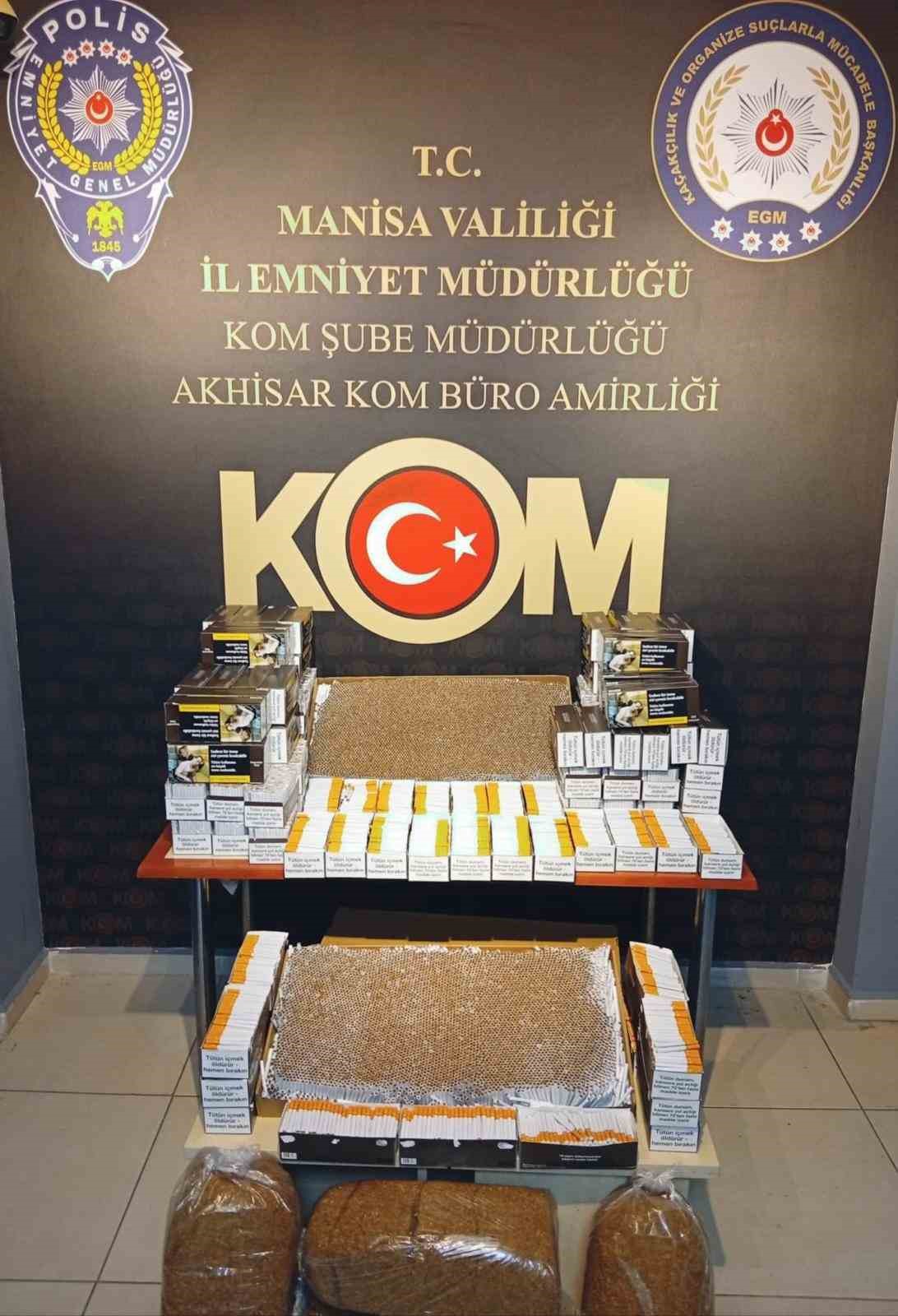 Manisa’da 3 ilçede kaçak tütün operasyonu
