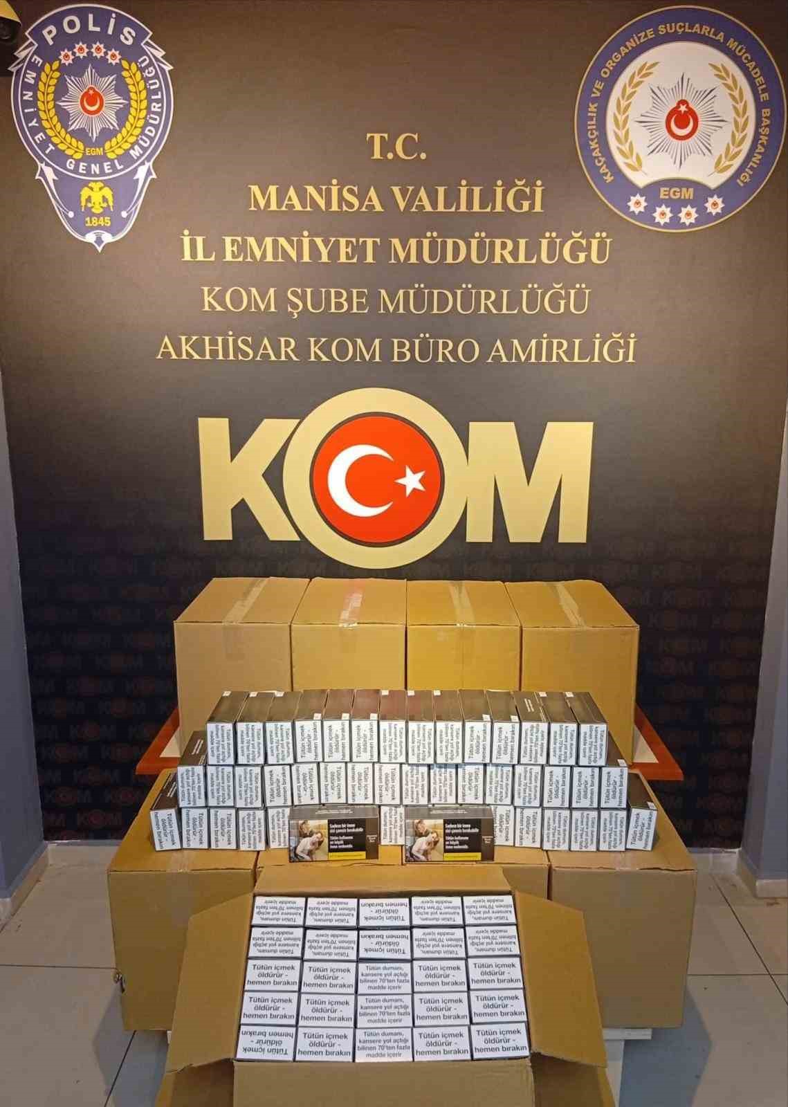Manisa’da 3 ilçede kaçak tütün operasyonu
