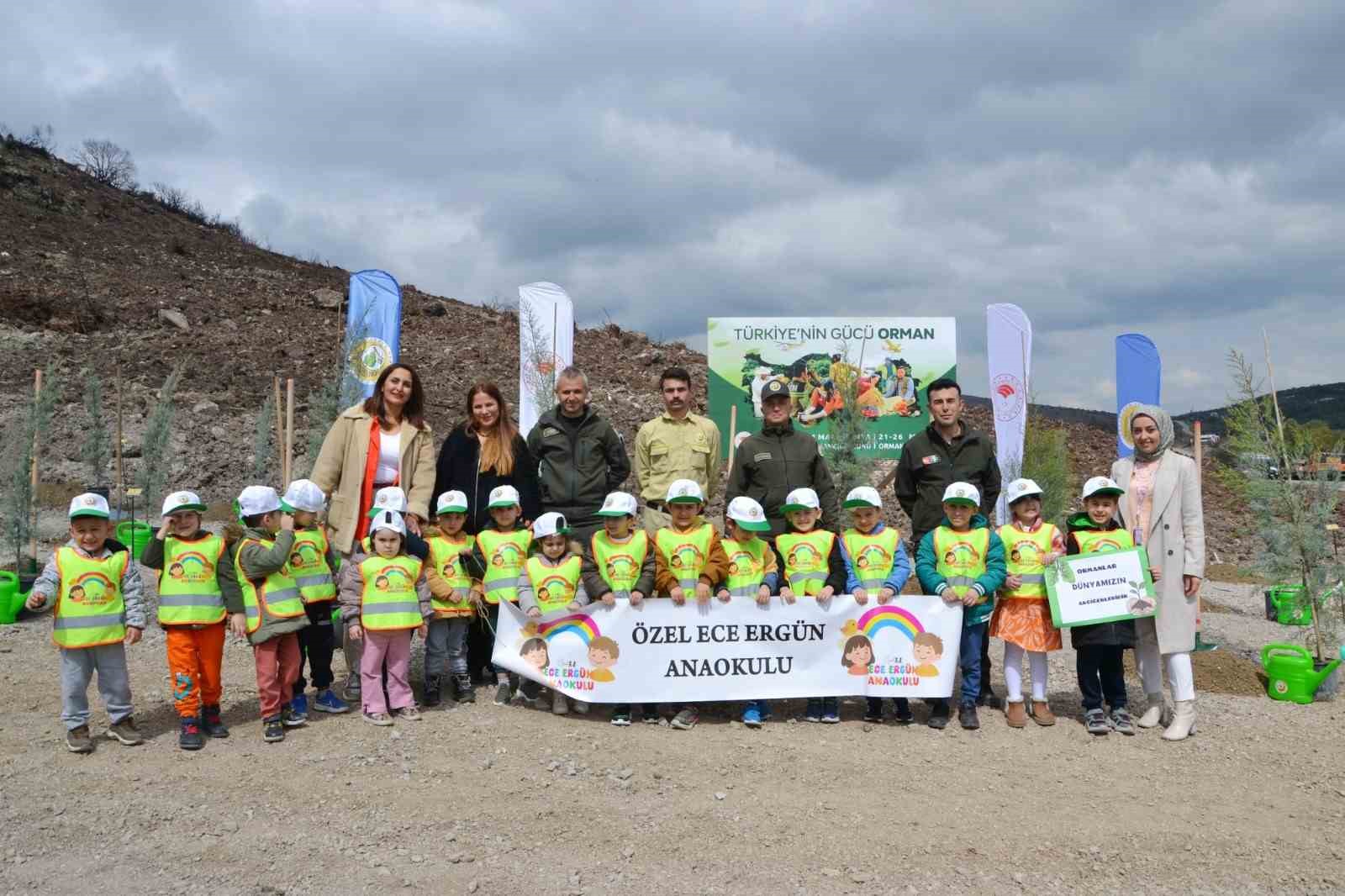 Manisa’da yanan alanlar yeniden yeşeriyor
