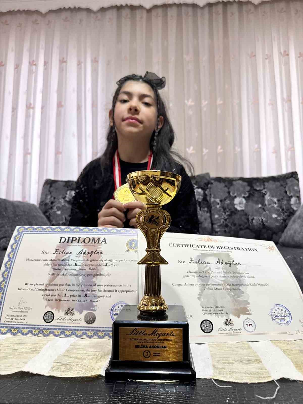 Manisalı minik piyanistten uluslararası başarı
