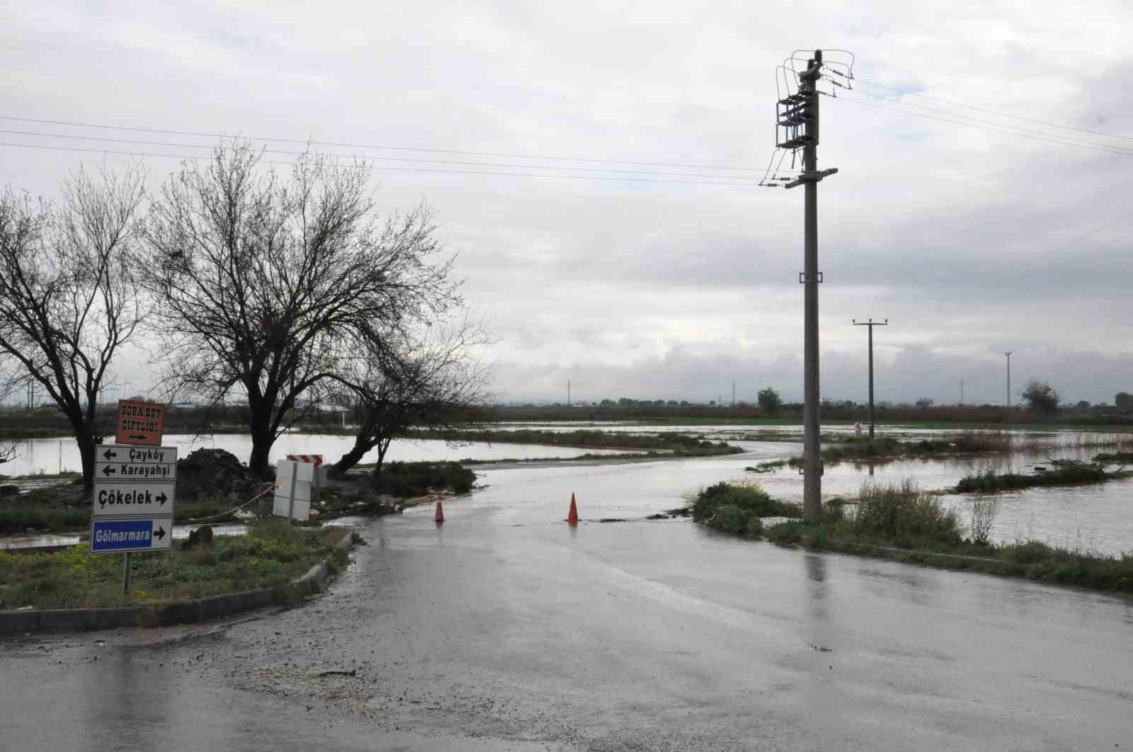 Manisa’nın Salihli ilçesi yağış felaketi yaşadı
