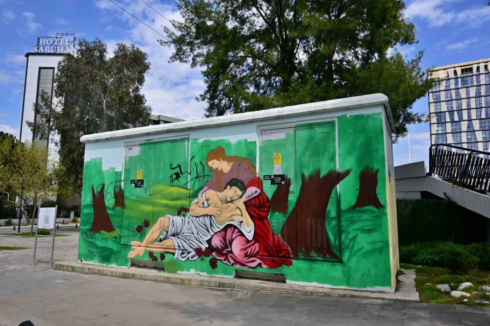 Manisa’nın sokakları sanatla renkleniyor
