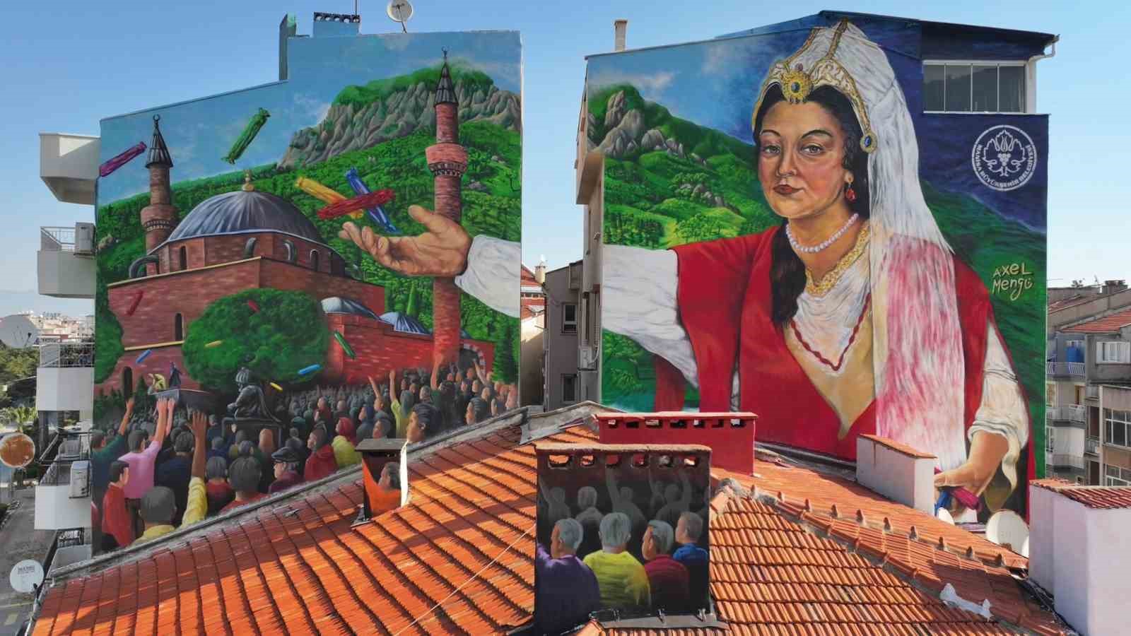 Manisa’nın sokakları sanatla renkleniyor
