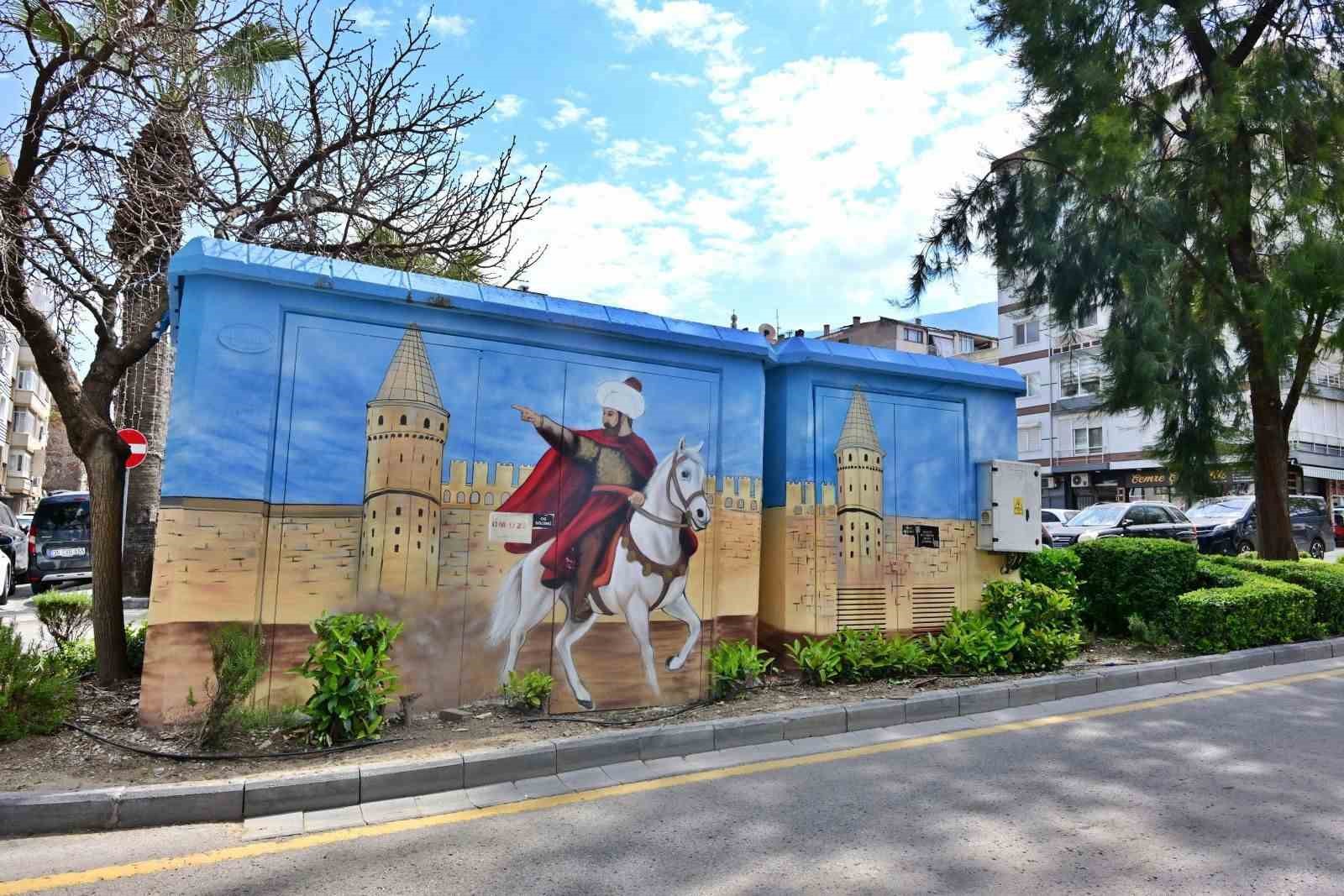 Manisa’nın sokakları sanatla renkleniyor
