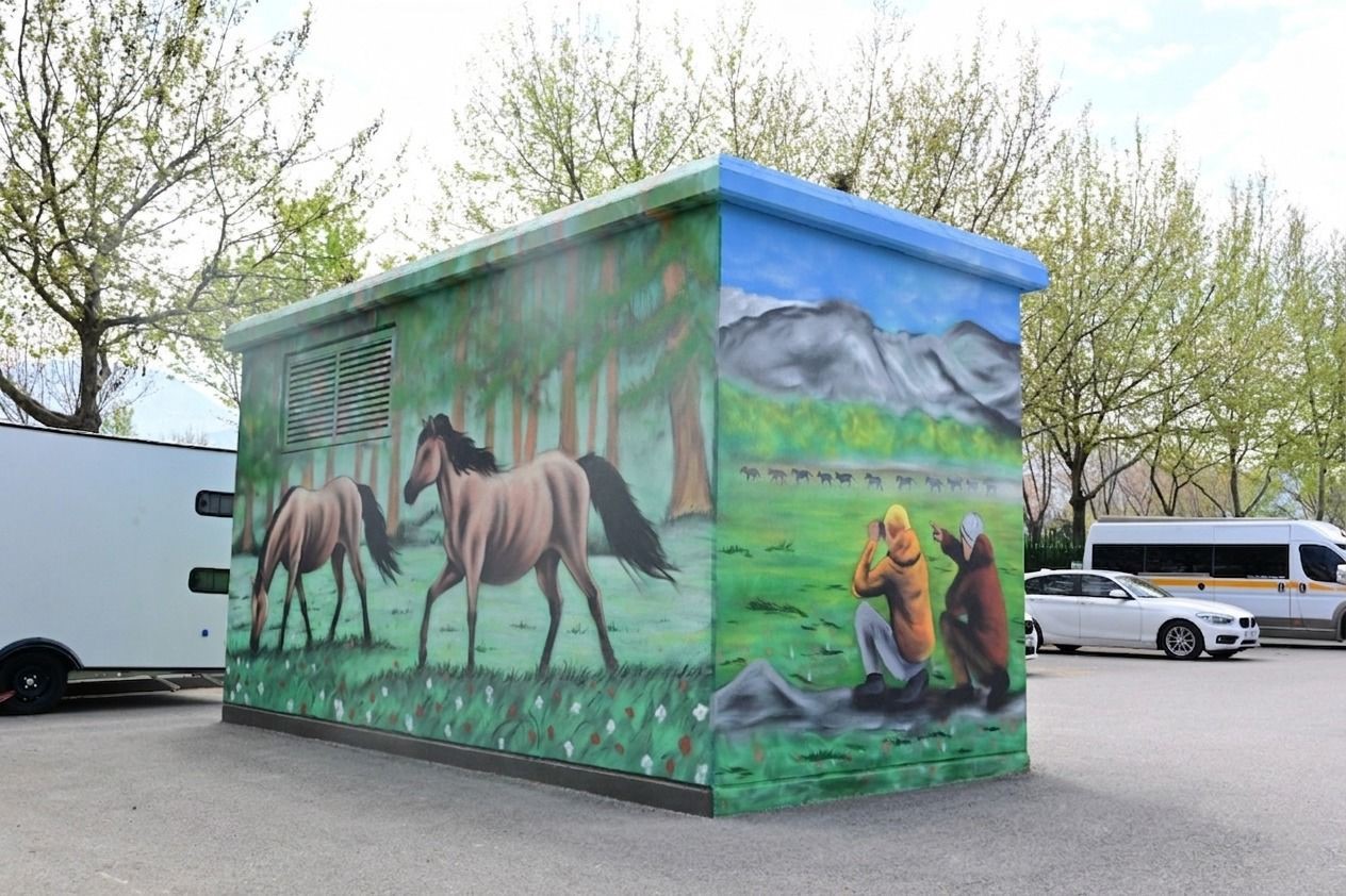 Manisa’nın sokakları sanatla renkleniyor
