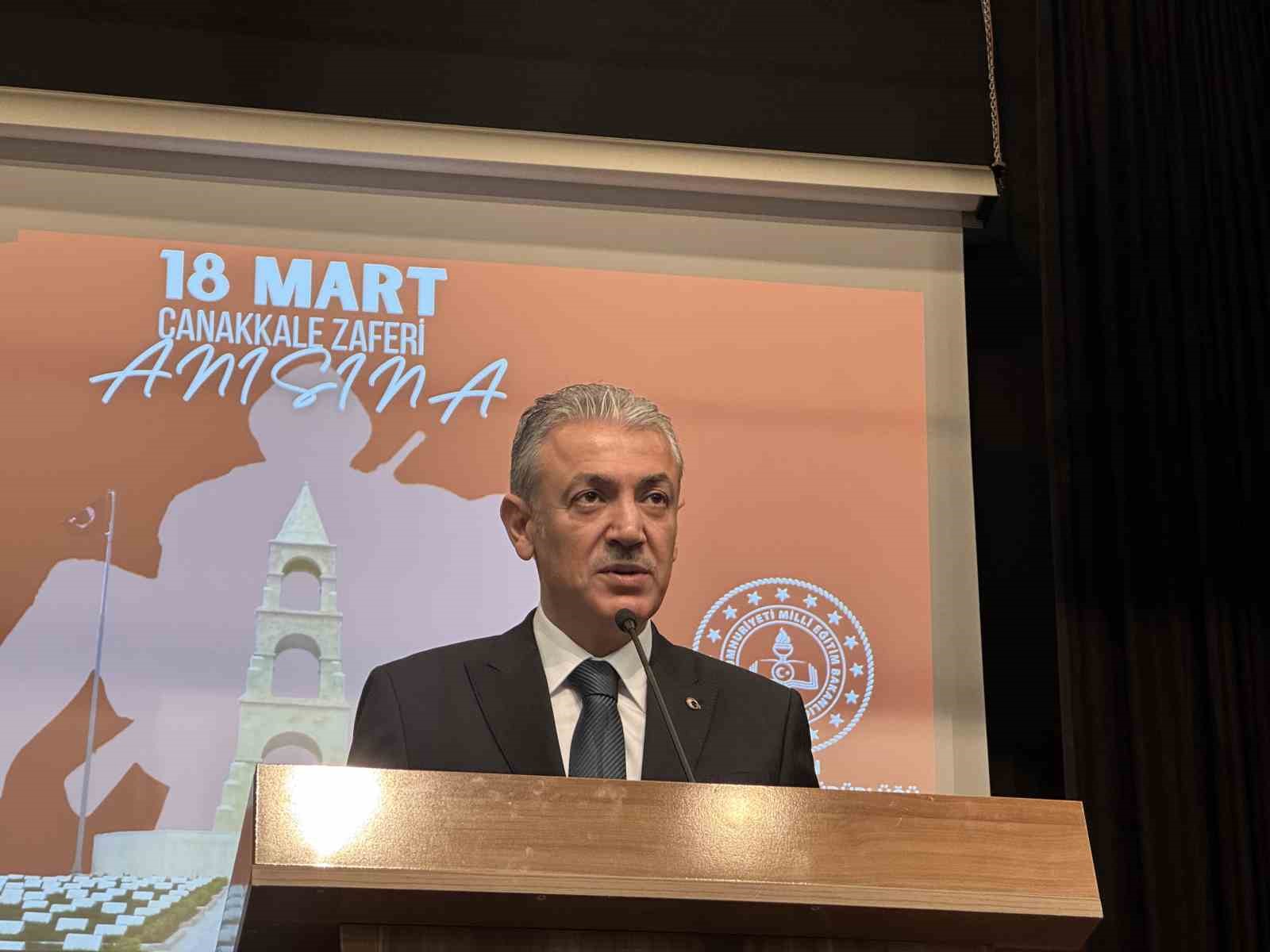 Mardin’de 18 Mart Çanakkale Deniz Zaferi ve Şehitleri Anma Günü töreni
