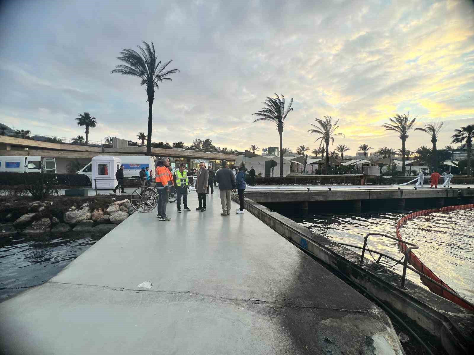 Marinada temizlik çalışmaları başladı
