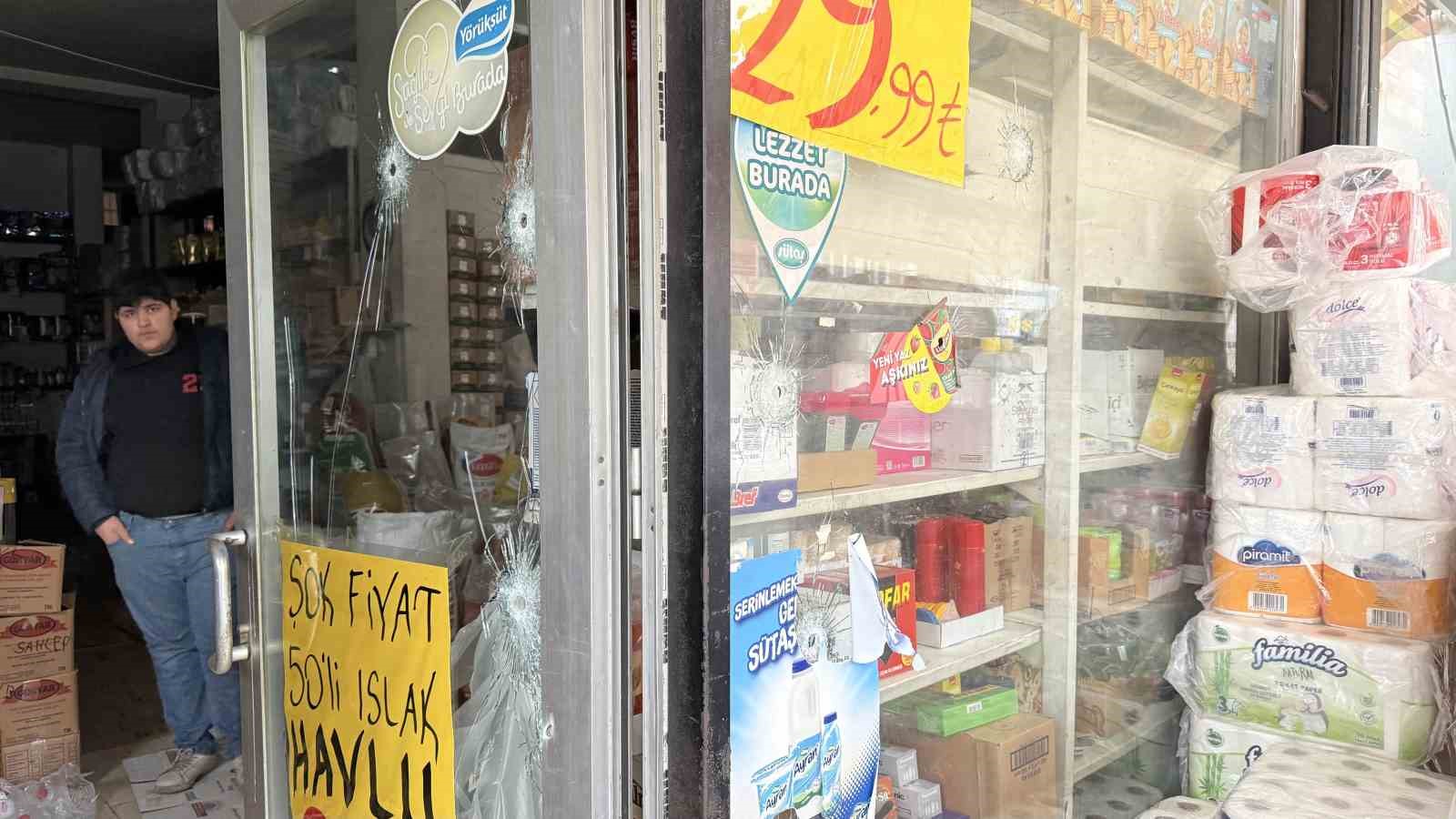 Marketten 2 milyon lira haraç isteyip silahlı saldırı düzenlediler iddiası
