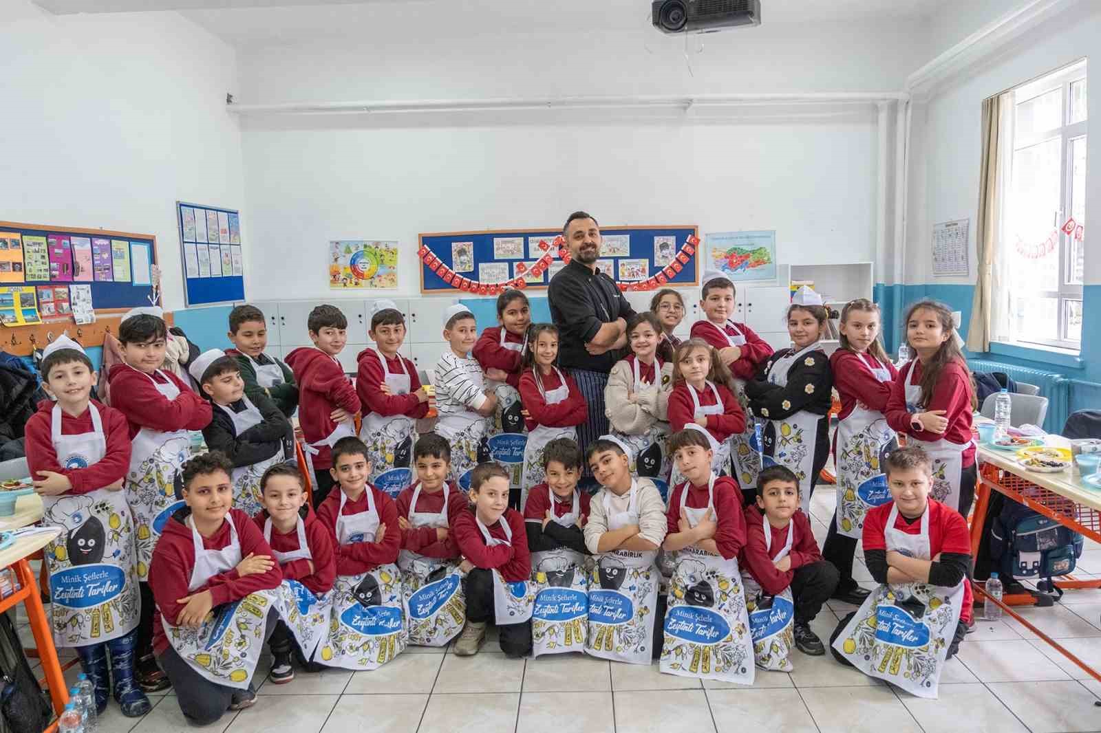 Marmarabirlik minik şeflerle sağlıklı nesiller yetiştiriyor
