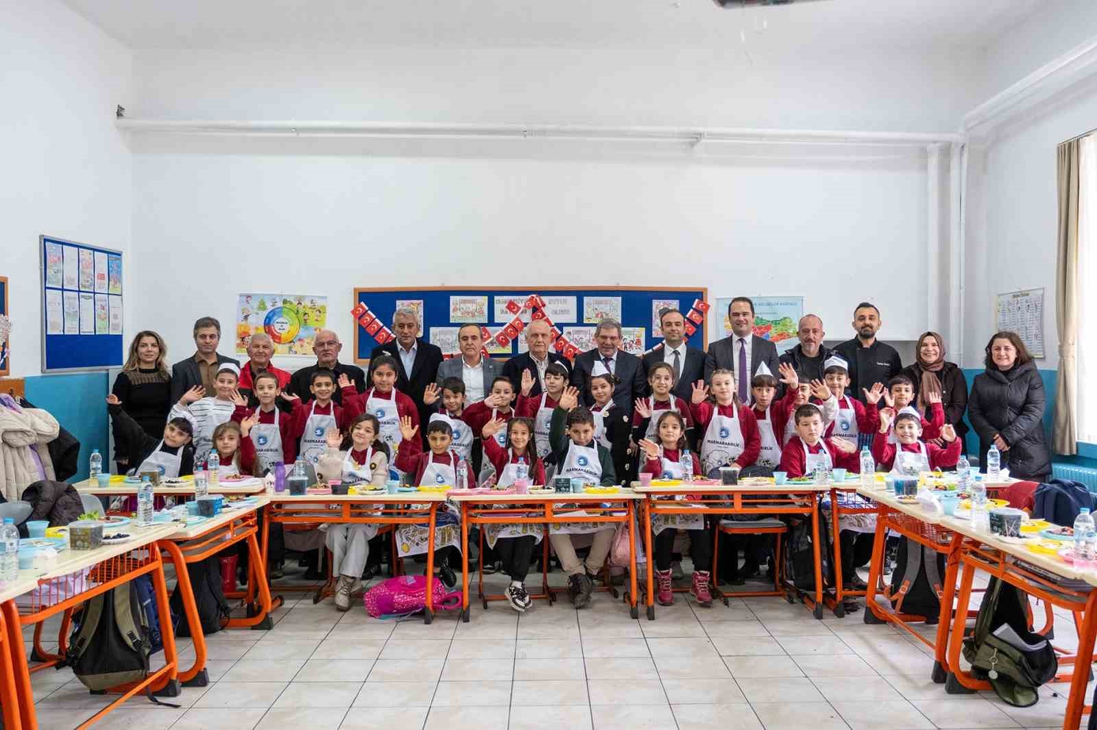 Marmarabirlik minik şeflerle sağlıklı nesiller yetiştiriyor

