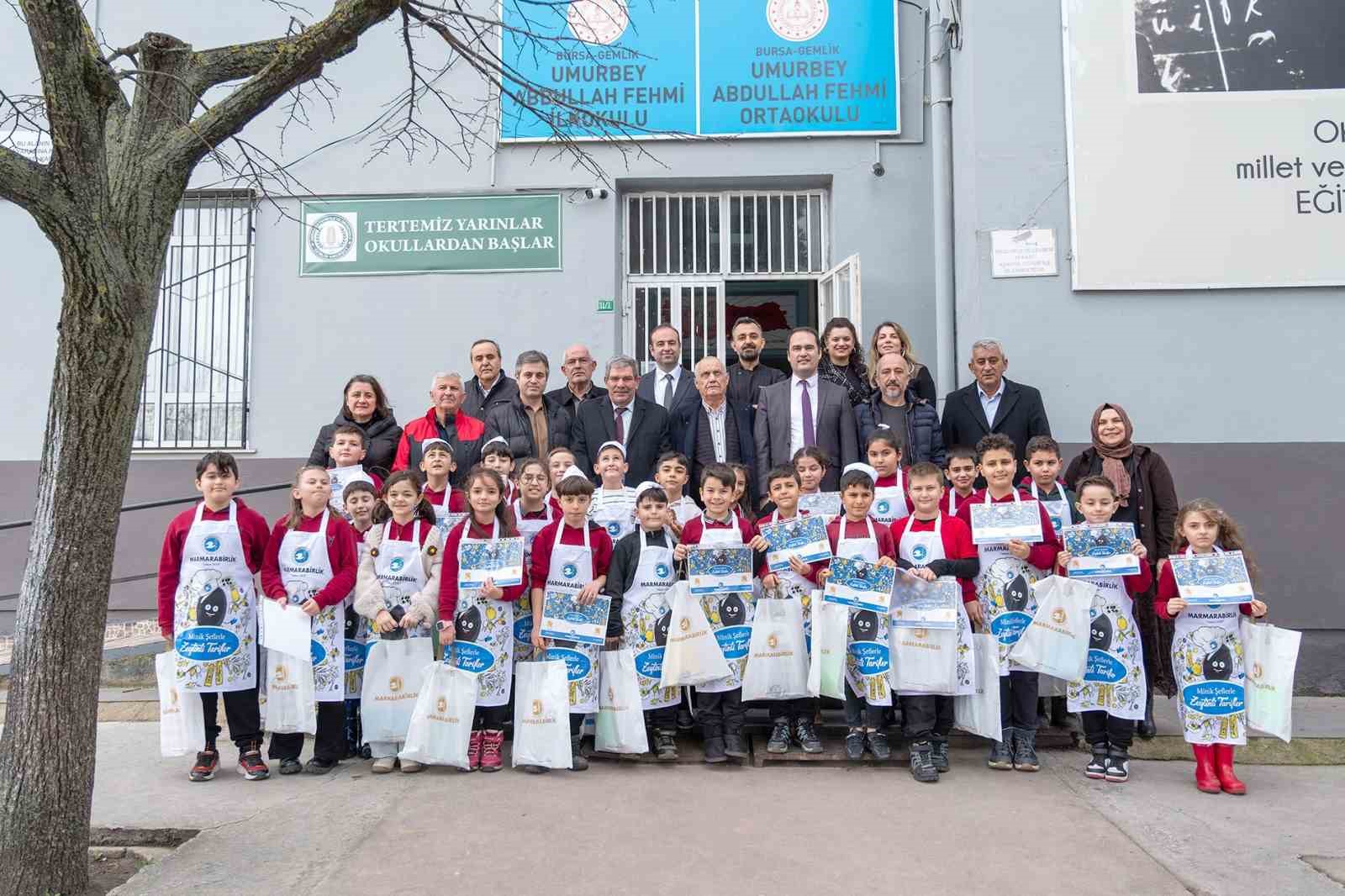 Marmarabirlik minik şeflerle sağlıklı nesiller yetiştiriyor
