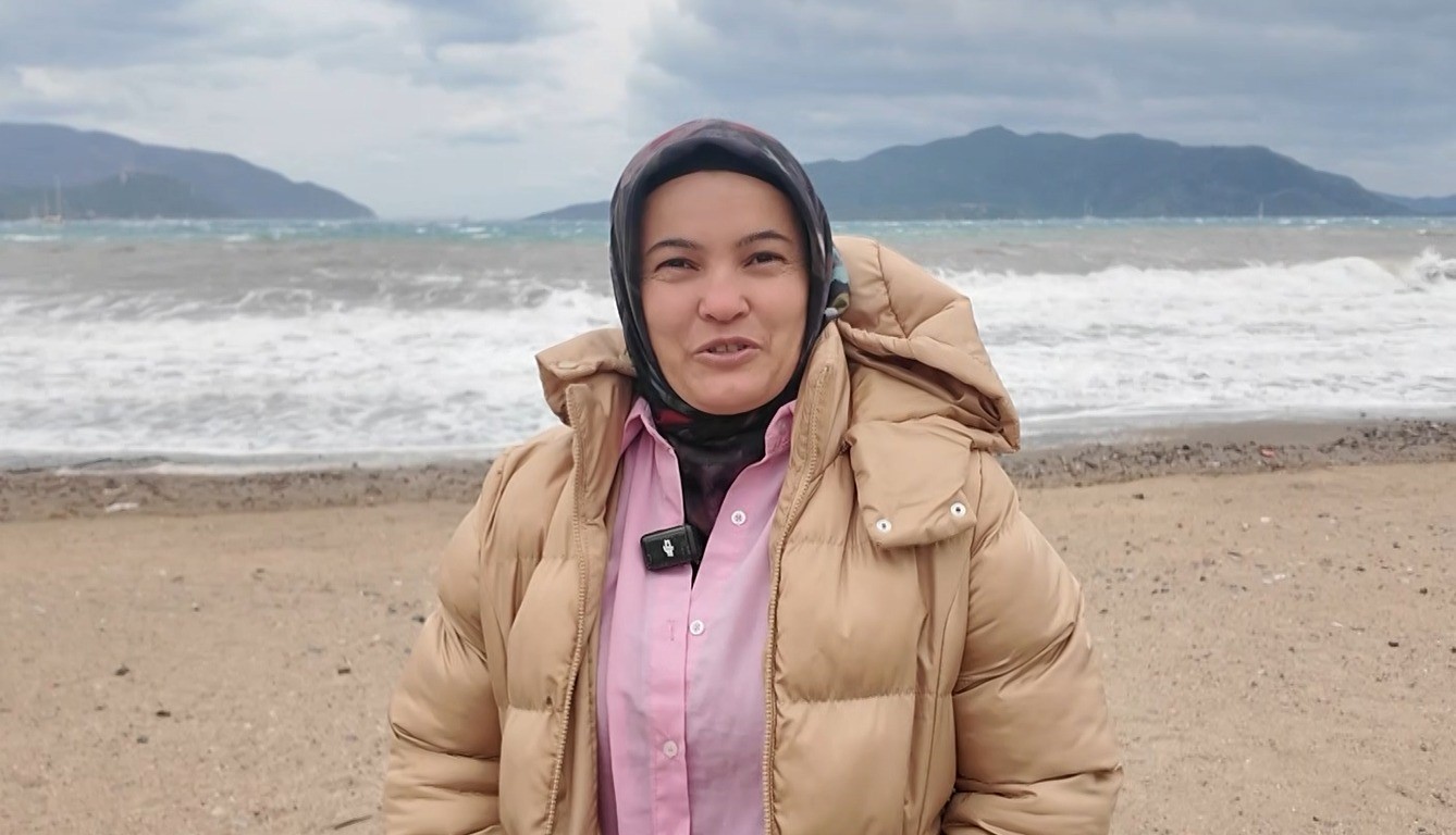 Marmaris’te fırtına etkisini göstermeye devam ediyor
