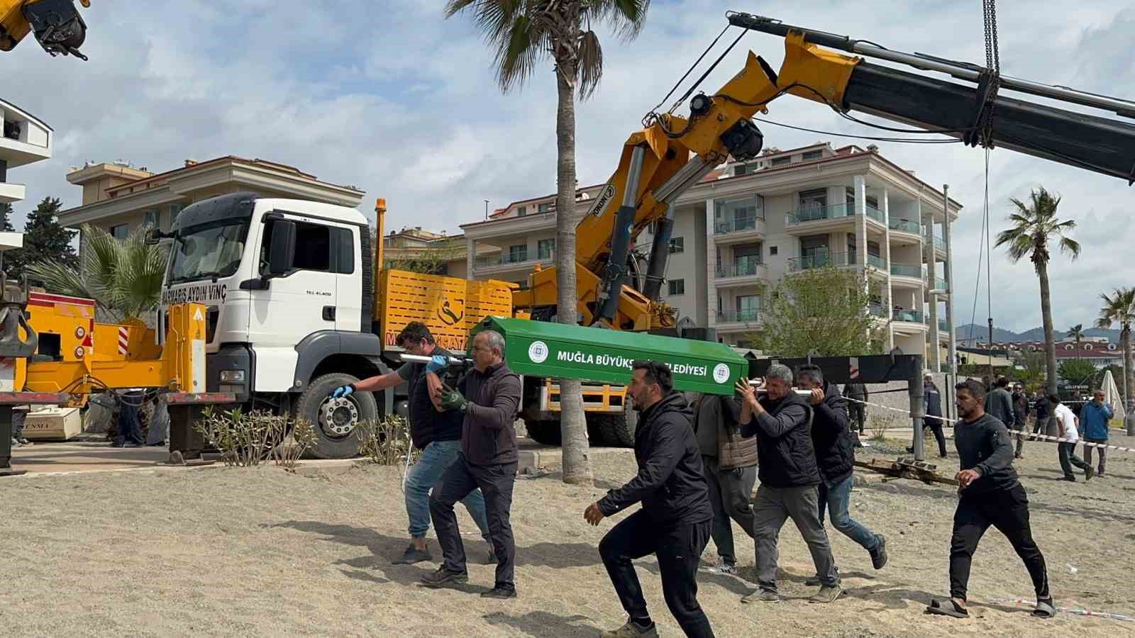 Marmaris’teki ’vinç’ kazasında 2 gözaltı
